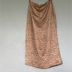 Forever 21 satin midi skirt